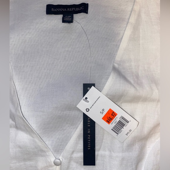 New white Banana Republic Shirt - Picture 4 of 4
